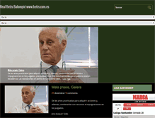Tablet Screenshot of betis.com.es